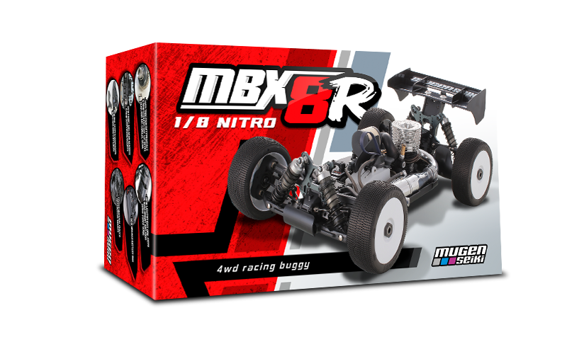 Mugen Seiki MBX-8 "R" NITRO 1/8 4WD Offroad Nitro Buggy Kit - E2027 - RCXX - rc racing for professionals