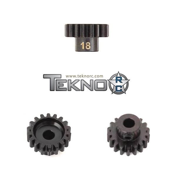 Tekno M5 Pinion Gear (18t, MOD1, 5mm bore, M5 set screw) - TKR4178