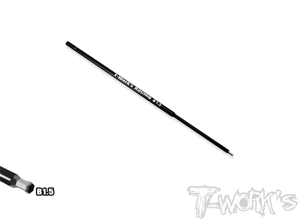 T-Works TT-026-B1.5 HSS Hex Ball Wrench Replacement Tip 1.5 x 120mm (1) - RCXX - rc racing for professionals