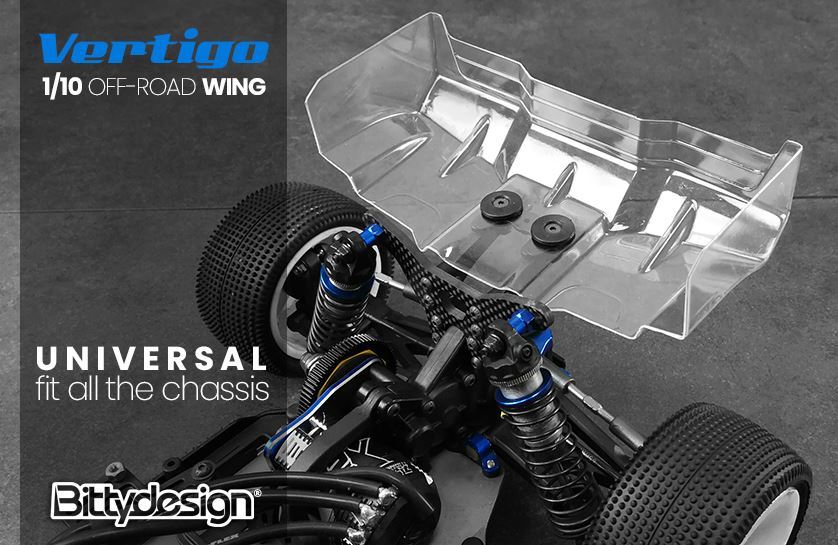 Bittydesign Vertigo 1/10 Off-Road Wing Set - 1mm BDW10