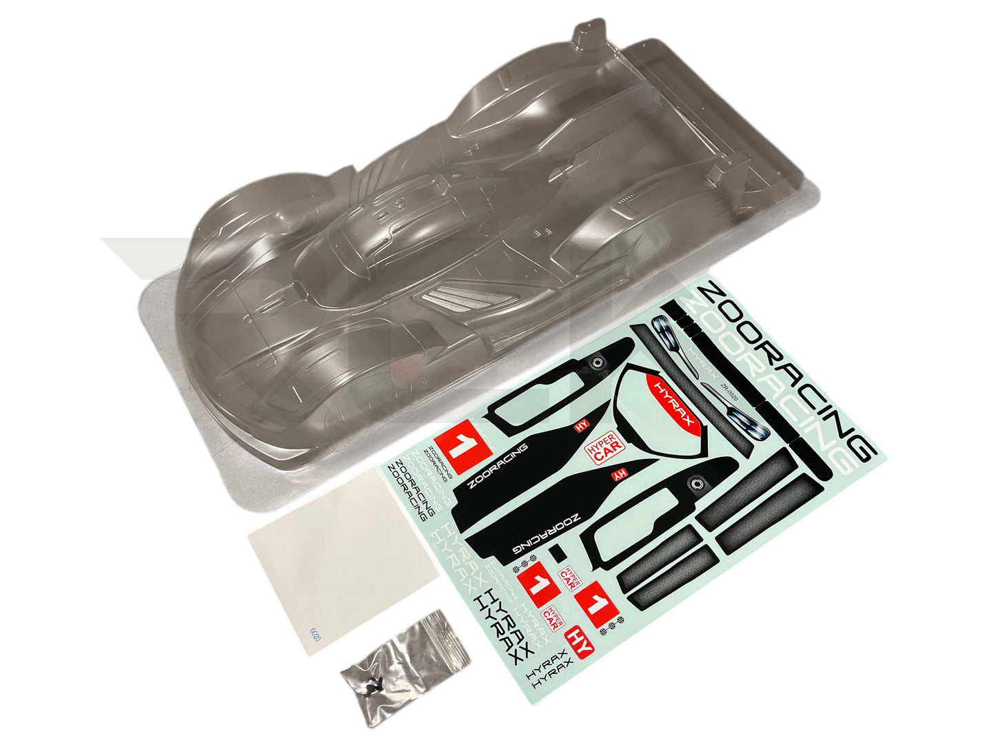 ZooRacing HYRAX 1/10 Hyper Car Body 0.7mm - ZR-0020