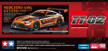 Tamiya 1/10 Mercedes-AMG GT3 EVO (Carrosserie peinte en orange) – Châssis TT-02 - 47519