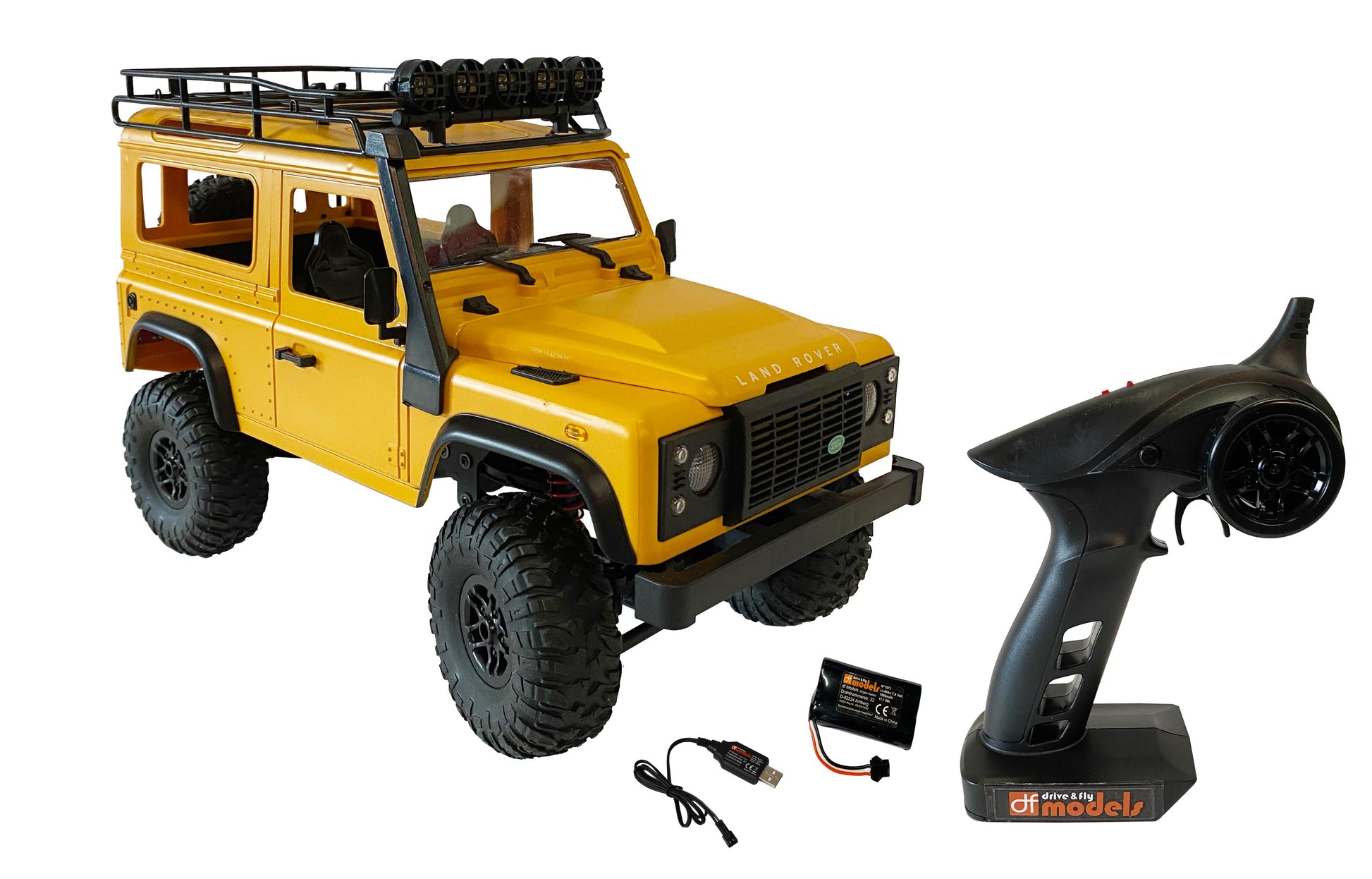 DF-Models Land Rover Defender D90 Crawler 1:12 RTR - RCXX - RC Racing Shop | RC Models | Tuning & Spare Parts for Professionals