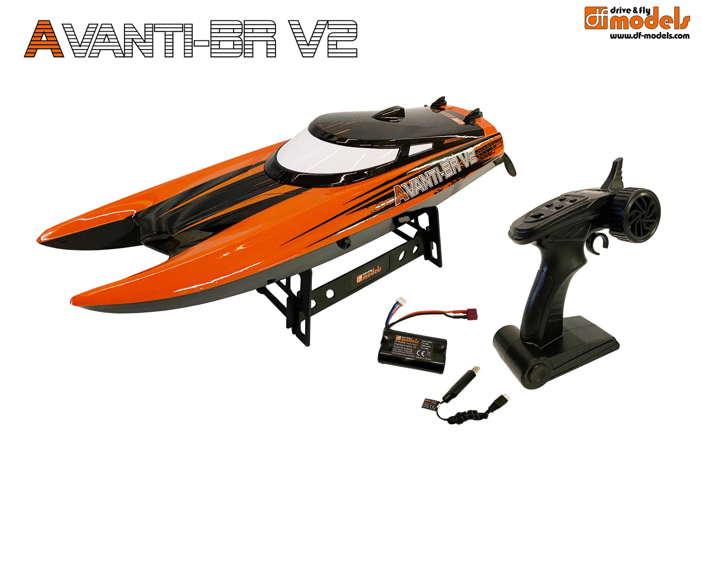 DF-Models AVANTI BR V2 Brushed Race Boat - 3640