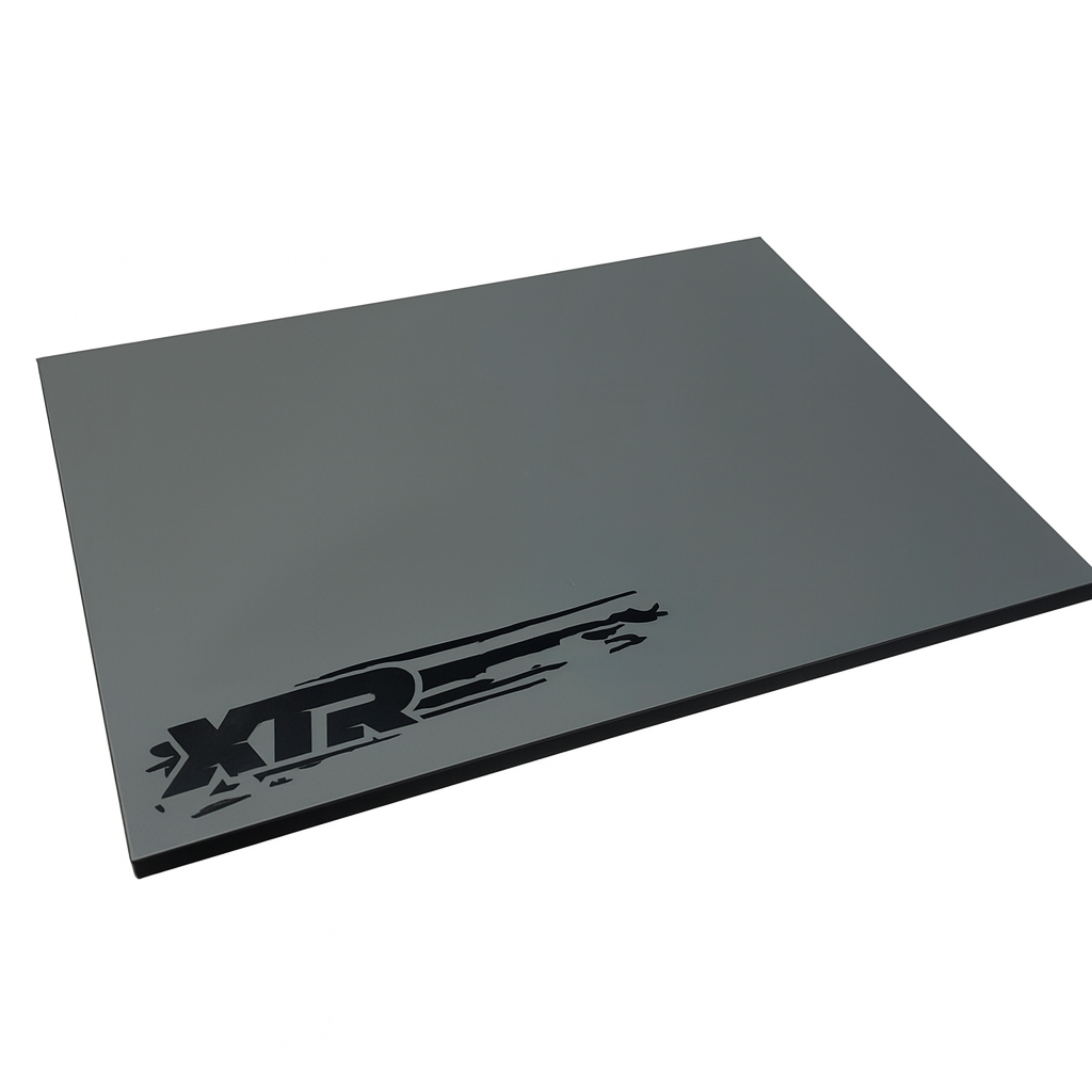 Plateau de réglage XTR pour voitures de route 1/10 et 1/12 – Anthracite (29 × 39 cm)