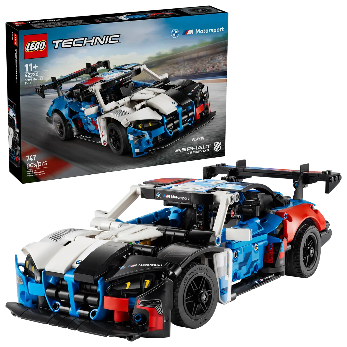 BMW M4 GT3 EVO Race Car Lego Technic - 42226