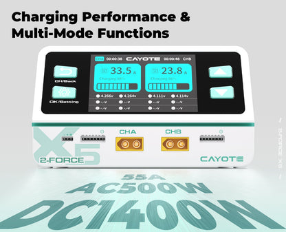 Chargeur de course 2-Force X5 (version UE)