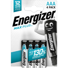ENERGIZER® MAX PLUS™ AAA – Alkaline Batterien
