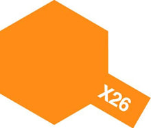 Tamiya Acrylic Paint - X-26 Clear Orange - 81526