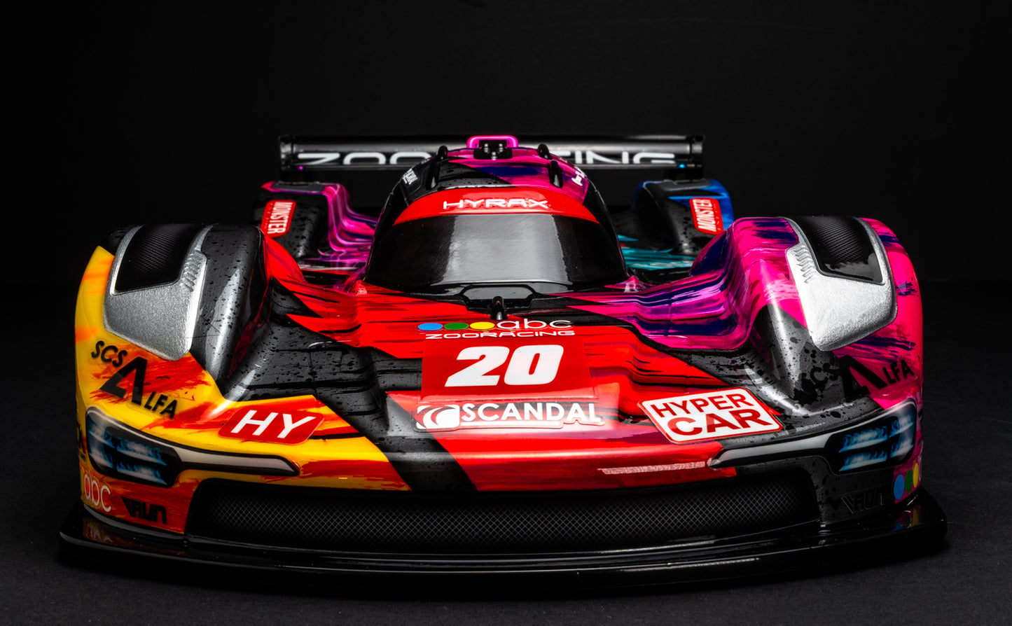 ZooRacing HYRAX 1/10 Hyper Car Body 0.7mm - ZR-0020