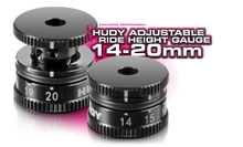 Hudy Adjustable Right Hight Gauge 14-20mm for Offroad 1/10 - H107740 - RCXX - rc racing for professionals