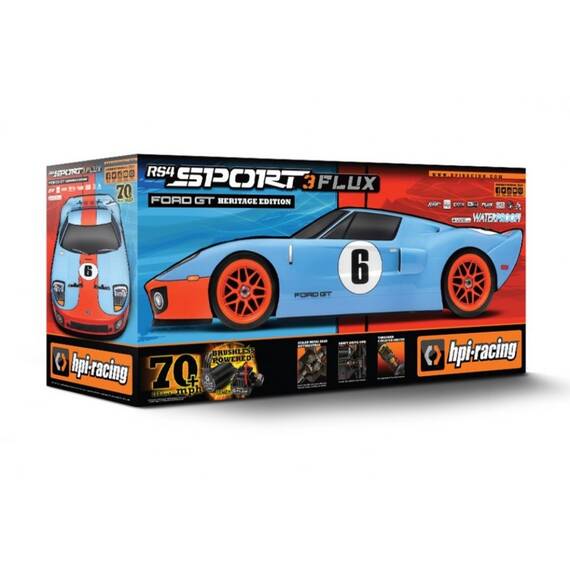 HPI RS4 Sport 3 Flux Ford GT Heritage Edition RTR - RCXX - RC Racing Shop | RC Models | Tuning & Spare Parts for Professionals