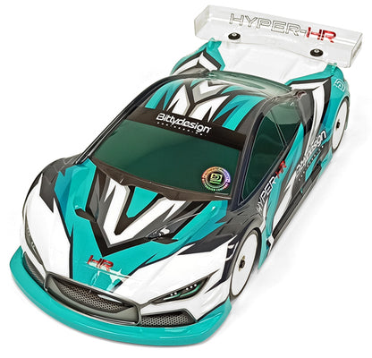 Bittydesign HYPER-HR 1/10 TC 190mm Clear Body Shell - BDTC-190HRHYP