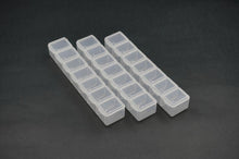 Koswork 7-Compartments Parts Box 165 × 33 × 23 mm (3er-Set)