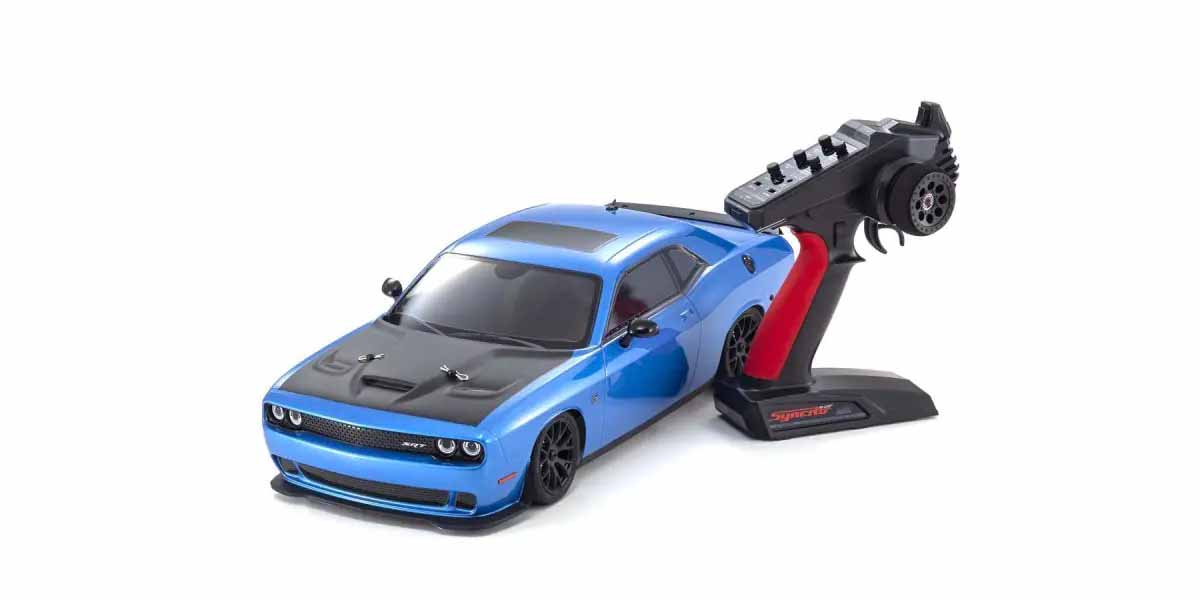 Kyosho Fazer FZ02 (L) Dodge Challenger SRT 2015 Bleu 1:10 Readyset