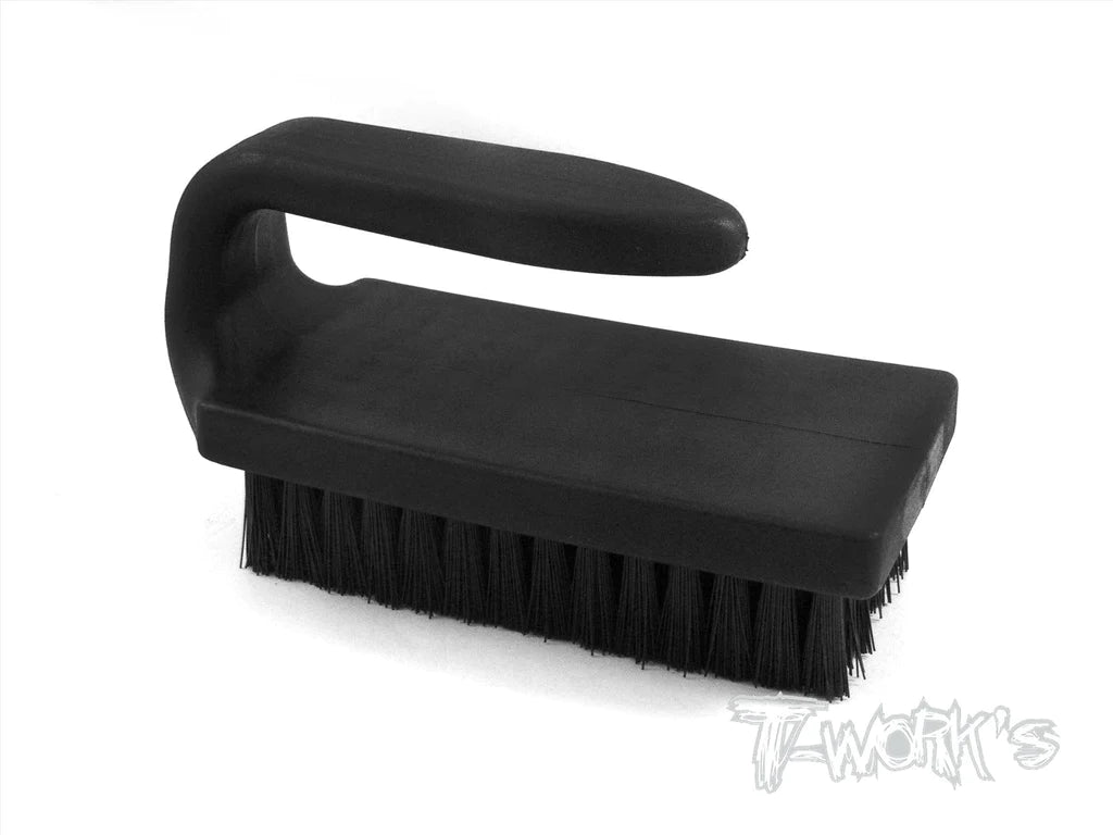T-Works TA-065 Board Cleaning Nylon Bristle Brush Black - LARGE (1) - RCXX - rc racing for professionals