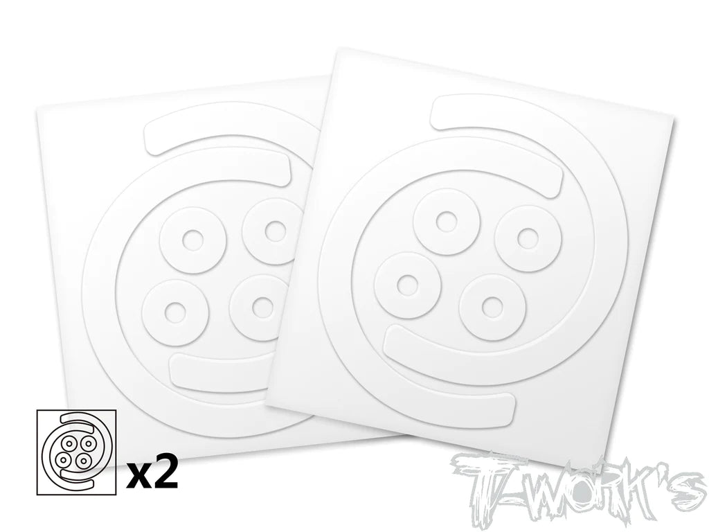 T-Works TA-128-A 1/10 Fender & Body Post Protectors SET - RCXX - rc racing for professionals