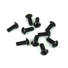 Tekno M4x10mm Button Head Screws (black, 10pcs) - TKR1443