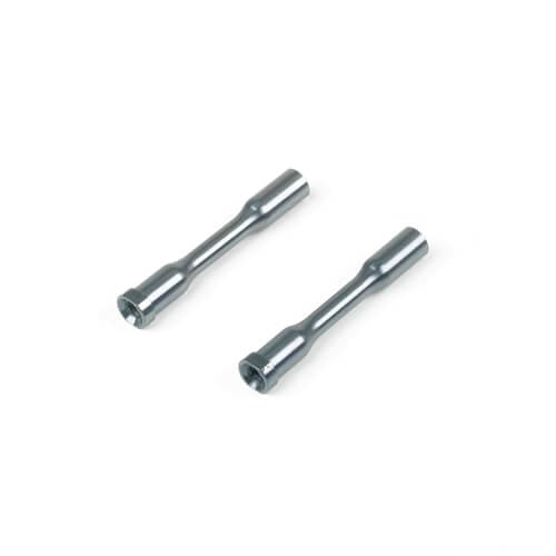 Tekno Steering Posts (aluminum, gun metal ano) - TKR9102A