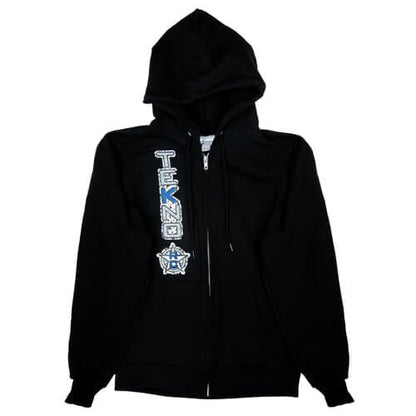 Tekno Tekno RC Zippered Hoodie (vertical design, black, L) - TKRHOODIE05L