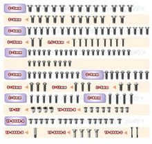 T-Works TSSU-A800R 64 Titanium Screw set (UFO Head) 158pcs. for Awesomatix A800R - RCXX - rc racing for professionals