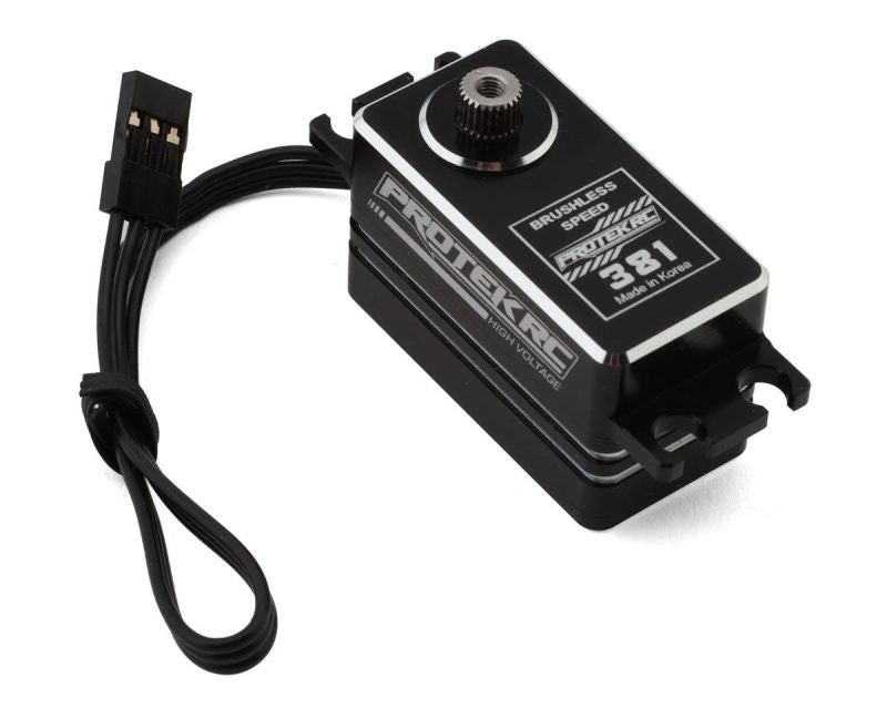 381 Ultra Low Profile High Speed Brushless Servo  RC (High Volt / Metallgehäuse)