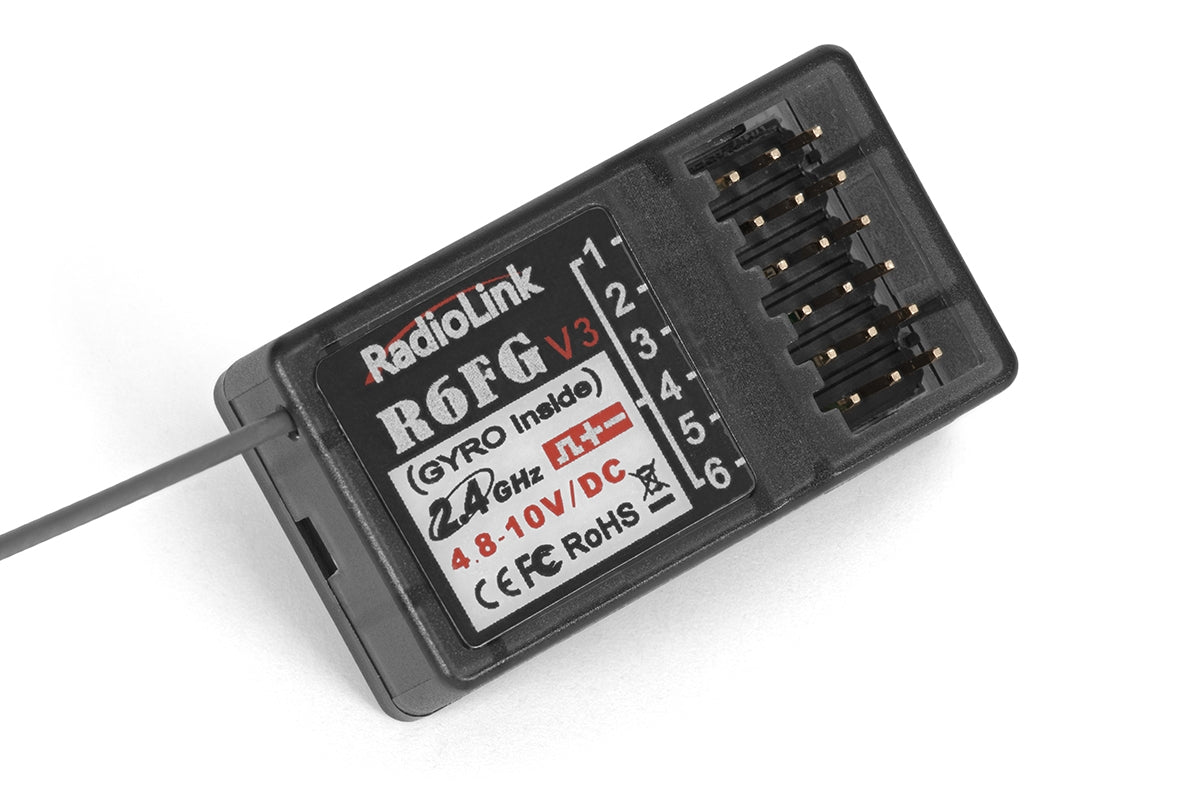 Récepteur Radiolink R6FG – 6 canaux 2,4 GHz FHSS avec gyroscope - 1RL0064