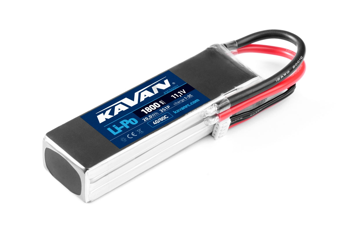 KAVAN Li-Po 1800mAh/11,1V 40/80C 20,0Wh (1) - RCXX - RC Racing Shop | RC Models | Tuning & Spare Parts for Professionals