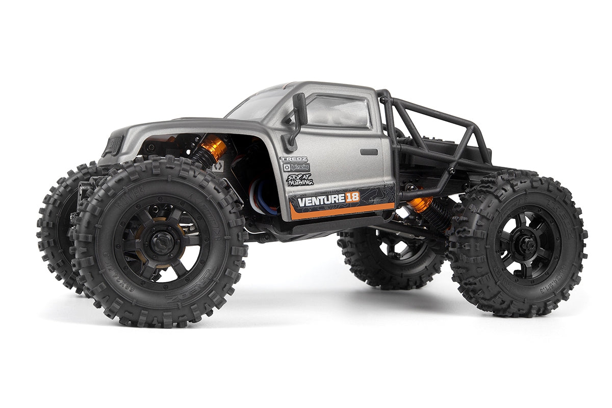 HPI Venture18 CC FLUX 1/18 Competition Scale Crawler RTR | Gunmetal / Military Green