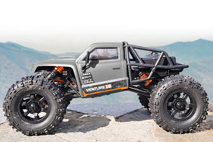 HPI Venture18 CC FLUX 1/18 Competition Scale Crawler RTR | Gunmetal / Military Green