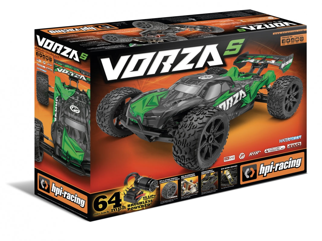 HPI VORZA S FLUX 4S 1/8 4WD Truggy RTR - HPI160182
