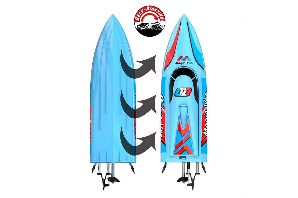 Magic Vee MK2 V6 Deep Vee Micro Bateau RC rapide RTR – 4ST308106V6
