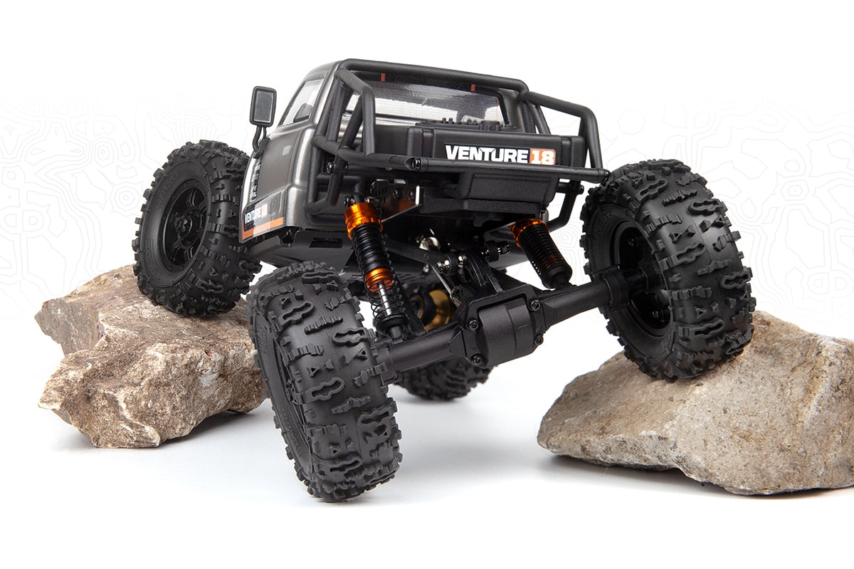 HPI Venture18 CC FLUX 1/18 Competition Scale Crawler RTR | Gunmetal / Military Green