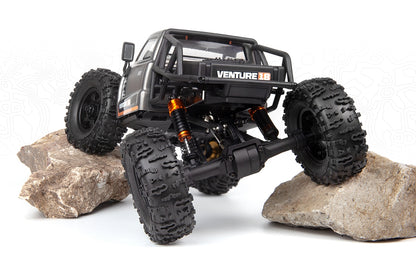 HPI Venture18 CC FLUX 1/18 Competition Scale Crawler RTR | Gunmetal / Military Green