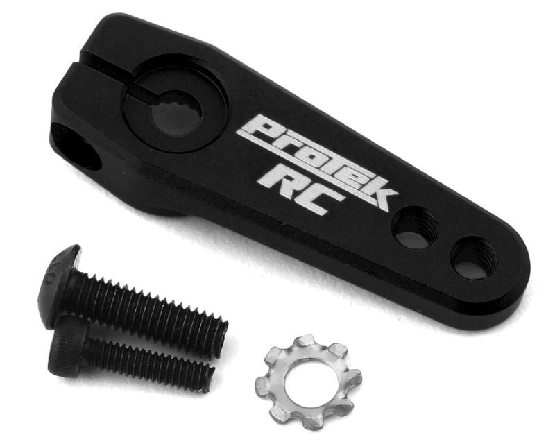 Aluminium Servo Horn flach klemmbar schwarz  RC (25T-ProTek)