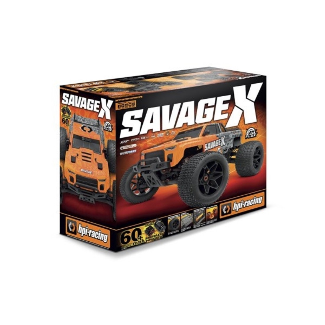 HPI Racing Monster Truck 1/8 4WD - Savage X Flux V2 GT-6 RTR