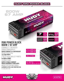 HUDY Mini Power Block 800W / 67 AMP – CH-VERSION