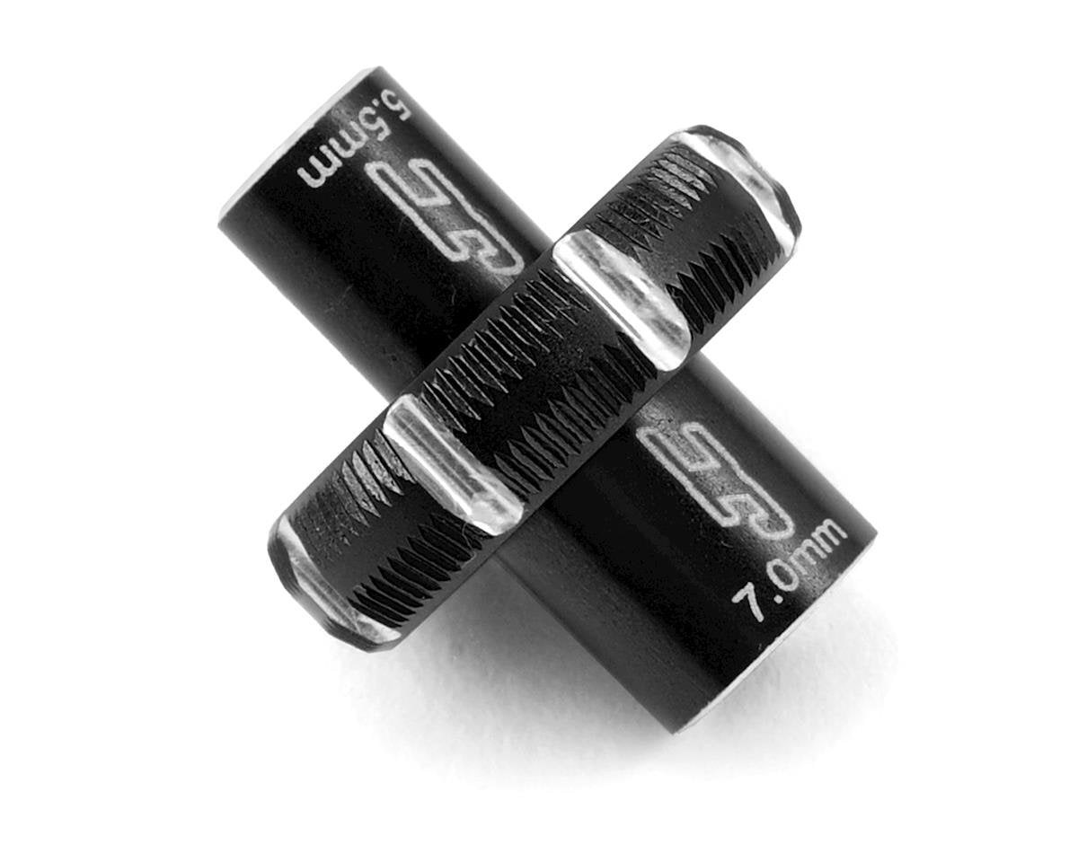 Clé à molette combinée JConcepts (5,5 mm/7,0 mm) (Noire)