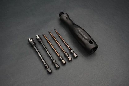 Koswork 1/4″ Drive Hex & Nut Driver Set – Light Tri Handle