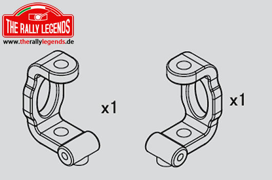 Rally Legends "C" Hub (L&R) (2) - RCXX - RC Racing Shop | RC Models | Tuning & Spare Parts for Professionals