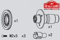 Rally Legends One way set for ball diff - RCXX - RC Racing Shop | RC Models | Tuning & Spare Parts for Professionals